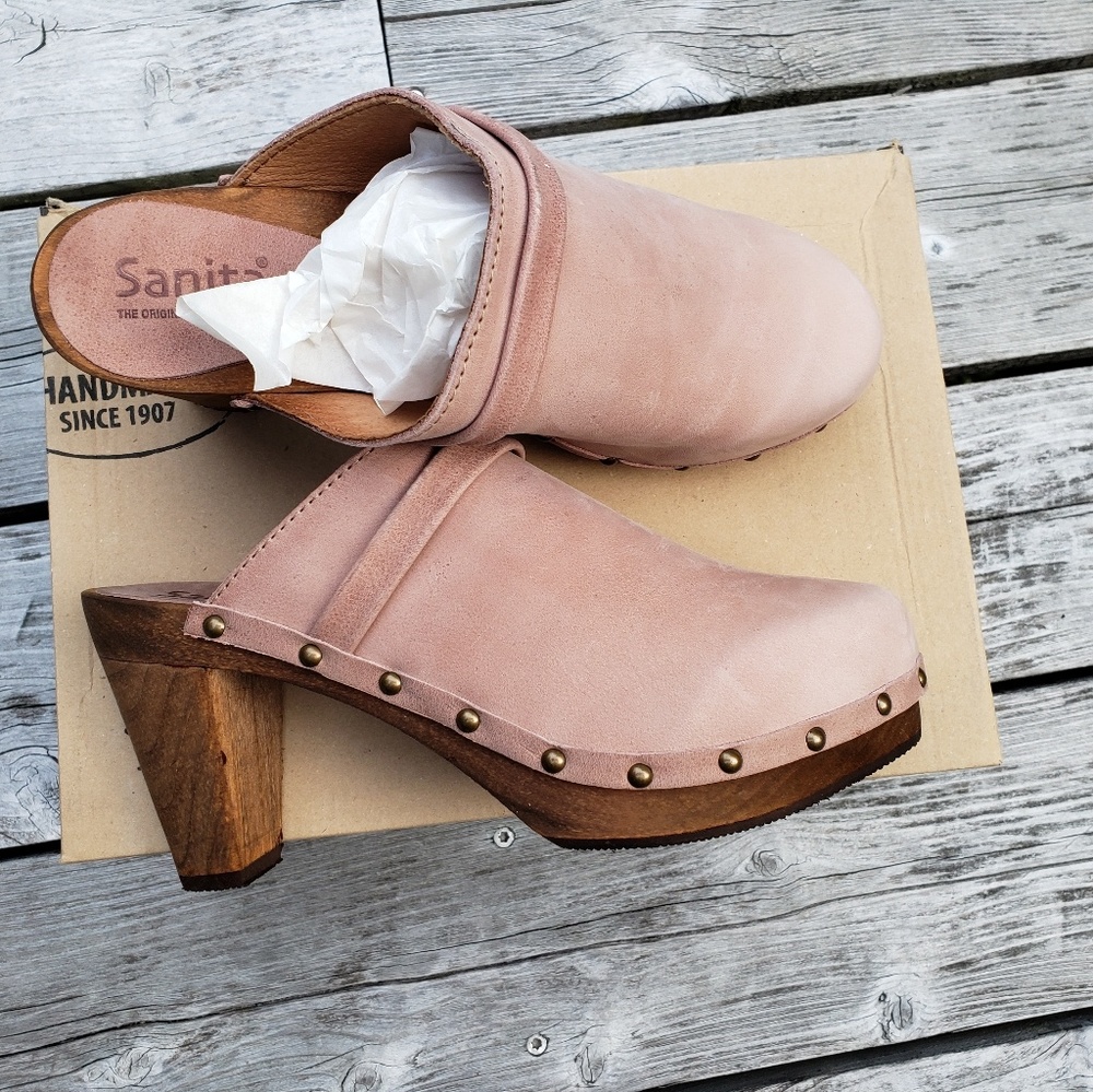 Sanita Tanya Plateau Open back Clogs